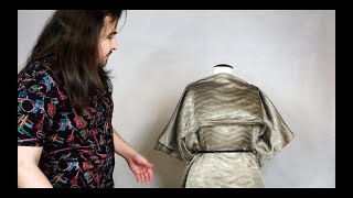 Draping Classical Greek Clothing  Peplos Chiton Himation [upl. by Nnaeel686]