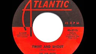 1st RECORDING OF Twist And Shout  Top Notes 1961 [upl. by Raffin]