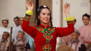 Uyghur folk song  Gulyarxan English Subtitles [upl. by Metah]