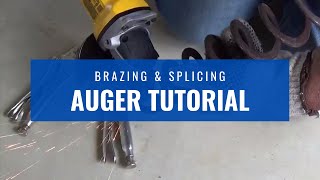 Brazing amp Splicing Auger Line [upl. by Howlond319]