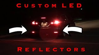 DIY LED Rear Bumper Reflectors [upl. by Eerrahs]