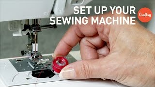 How to Set Up a Sewing Machine for Beginners with Angela Wolf [upl. by Ahsikyt525]