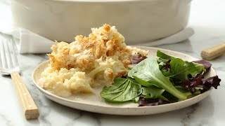 Easy Cauliflower Gratin  Martha Stewart [upl. by Jed]