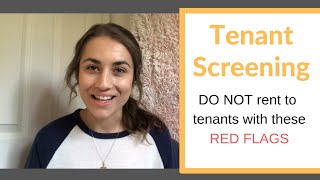 Tenant Screening  Property Management Tips [upl. by Royce715]