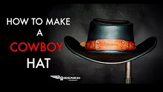 DIY Cowboy Hat  Tutorial and Pattern Download [upl. by Sudnac]