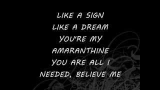 AmarantheAmaranthine Lyrics [upl. by Ireg]