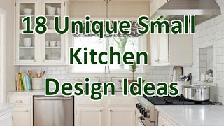 18 Unique Small Kitchen Design Ideas  DecoNatic [upl. by Rudelson386]