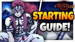 Slayers Unleashed Starting Guide  Tutorial for Beginners [upl. by Mariam]