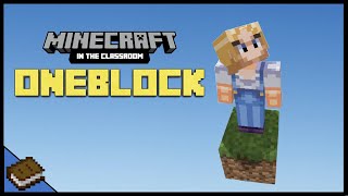 How to Play OneBlock  MINECRAFT EDUCATION [upl. by Rosse]