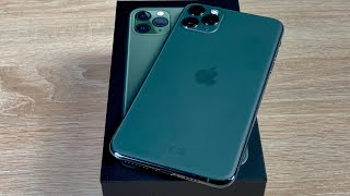 iPhone 11 Pro Max Unboxing amp First Look [upl. by Aslin]