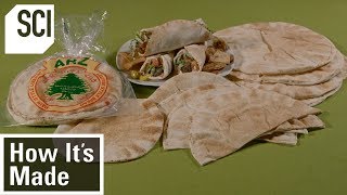 How To Make Pita Bread  How Its Made [upl. by Davide]