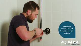 How To Install An Aqualisa Q Exposed Shower System [upl. by Kurtzman]