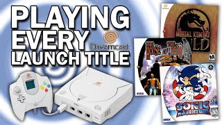 PLAYING EVERY SEGA DREAMCAST LAUNCH GAME [upl. by Halden]