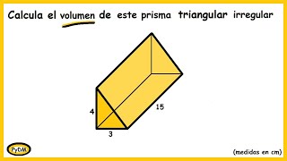 Volumen de un prisma triangular [upl. by Nace]