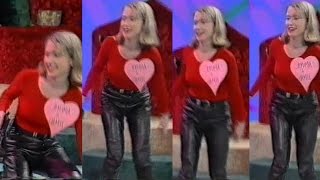 90s Leather Jeans chick from ITV show [upl. by Enyawd]