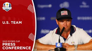 LIVE  US Team Press Conference  2023 Ryder Cup [upl. by Alika739]