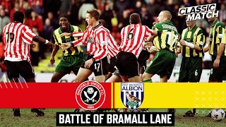 Battle of Bramall Lane  2002  Sheffield United v West Bromwich  Santos tackle amp match abandoned [upl. by Assirrac]