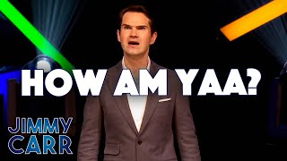 Jimmys Guide To Accents  Jimmy Carr [upl. by Inatsed]