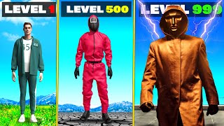 Level 1 SQUID GAME to Level 1000000000 in GTA 5 [upl. by Armington]