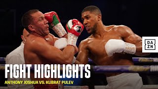 HIGHLIGHTS  Anthony Joshua vs Kubrat Pulev [upl. by Ellivnarg271]