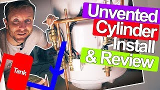 UNVENTED CYLINDERS FOR HOT WATER  Plumbing Tips [upl. by Arundel]