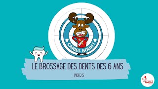 Caries Bouh 5  Le brossage des dents 6 ans et [upl. by Ahseel940]