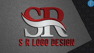 S R Professional Logo Design Tutorial Pixellab logo design🔥👌 [upl. by Cahra955]