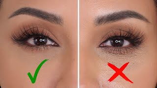 HOW TO STOP CONCEALER FROM CREASING UNDER YOUR EYES  NINA UBHI [upl. by Amis]