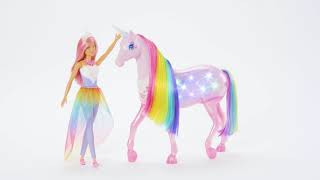 Barbie™ Dreamtopia Magical Lights Unicorn  Mattel UK [upl. by Aloisia991]