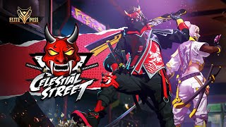 Celestial Street  Free Fire Official Elite Pass 28 [upl. by Lynnette]