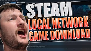 Transfer Steam Games On Local Network [upl. by Maxantia]