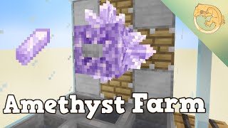 Automatic Amethyst Geode farm for Minecraft 119 [upl. by Heidt]