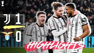 JUVENTUS 10 LAZIO  COPPA ITALIA  HIGHLIGHTS [upl. by Nalyt]