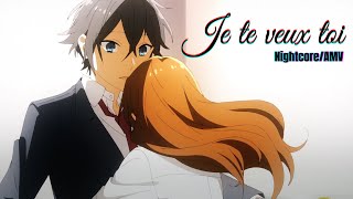 Je te veux toinightcoreAMV lyrics [upl. by Marcel477]