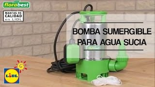 Bomba Sumergible Para Agua Sucia  Lidl España [upl. by Scrogan216]