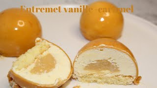 Entremets VanilleCaramel [upl. by Anyt]