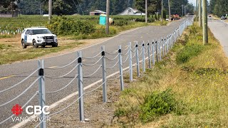 New fence along undefended USCanada border will deter smuggling says official [upl. by Dripps]