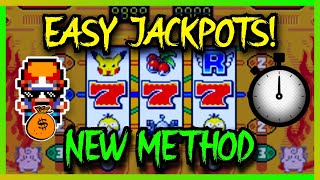 How to Win JACKPOTS on Slot Machines at the Game Corner Pokemon Fire Red  Leaf Green [upl. by Ibrab]