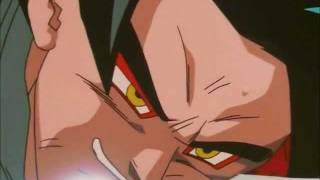 DBGT ssj4 Goku amp Vegeta  After Image Technique Failed Fusion [upl. by Etolas]