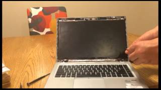 Laptop screen replacement  How to replace laptop screen HP Elitebook 9470m G1 Laptop [upl. by Aniuqal]