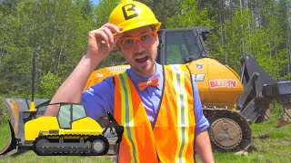 Blippi Explores Construction Trucks For Kids  Educational Videos For Toddlers  1 Hour of Blippi [upl. by Guerin558]