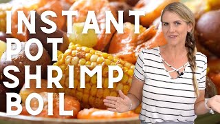 Instant Pot Shrimp Boil Recipe  Low Country Cookout [upl. by Neumeyer438]