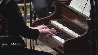 Ewa Mrowca plays Francis Poulenc  Concert Champêtre for harpsichord and orchestra [upl. by Enilrad]