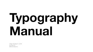 Typography Tutorial  10 rules to help you rule type [upl. by Elletnuahs]