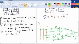 logique combinatoire  exercice corrigé 1 [upl. by Leesen]