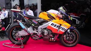 HONDA V5 RC211V 2002 MotoGP Exhaust Sound [upl. by Cyb]