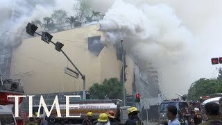 5 Dead After Fire At Manila Pavilion Hotel In The Philippines Officials Launch Investigation  TIME [upl. by Perretta]