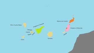 History of the Canary Islands Every Year [upl. by Sudbury597]