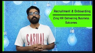 Recruitment amp Onboarding  ZingHR  Delivering Business Outcomes [upl. by Mcclish]