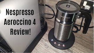 Nespresso Aeroccino 4 Milk Frother Review  Worth upgrading from the Aeroccino 3 [upl. by Venator]